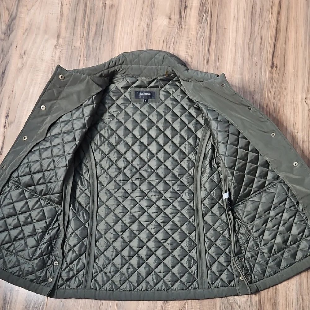 Colebrook Women's Quilted Jacket - Olive Green Medium - Picture 11 of 12